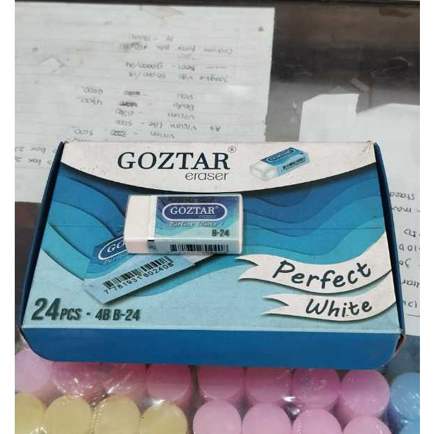 

TERBARU (1 Pak Isi 40 Pcs) GROSIR Penghapus GOZTAR 4B B-40 / Penghapus Goztar B-40B B-40C (1 Pak Isi 40 Pcs)-Promo