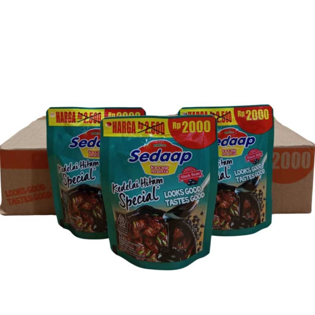 

1 DUS Kecap Sedap Hijau Kecap Manis 77g isi 48 Pcs