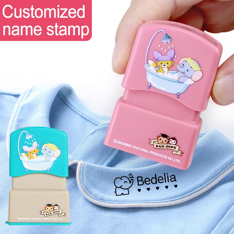 

Customized Baby Name Stamp Set - Waterproof Seal for Kids Gift & Kindergarten, Personalized Non-Fading Educational Toy