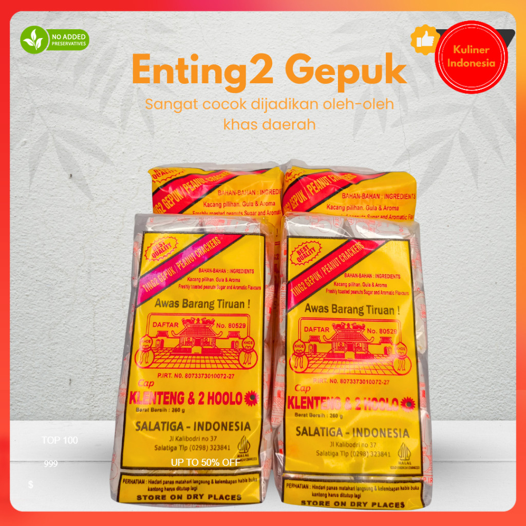 Enting-Enting Gepuk Cap Klenteng & 2 Hoolo – Khas Salatiga