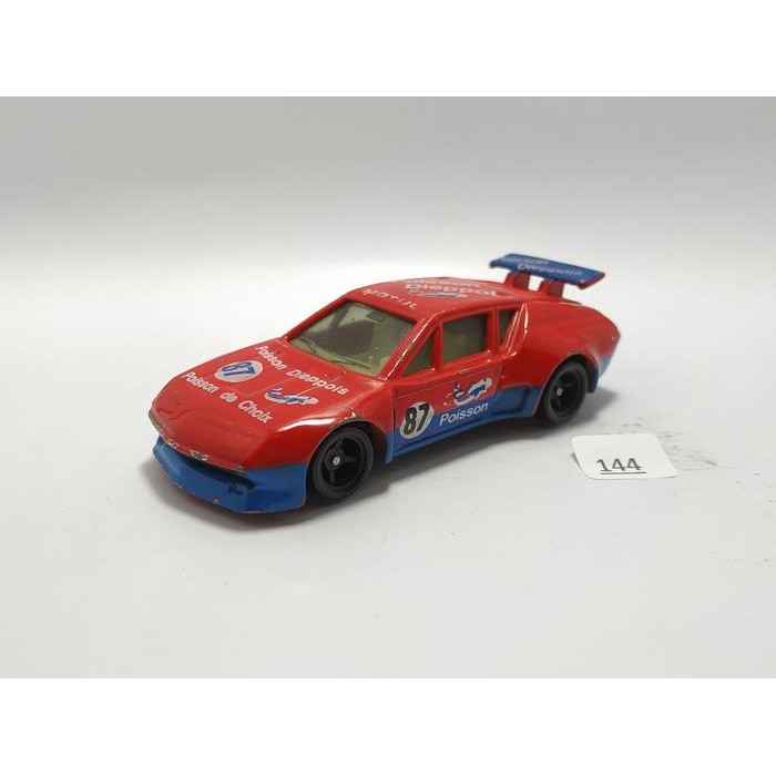 SP99.. Vintage Tomica Foreign F62 Alpine Renault A310 Merah Japan Loose
