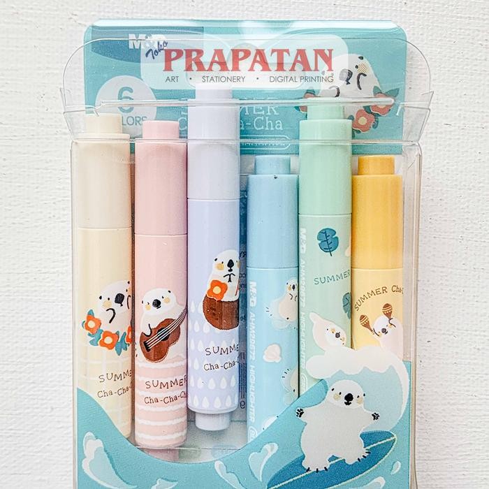 

M&G So Many Cats Cute Mini Highlighters 6C - PASTEL