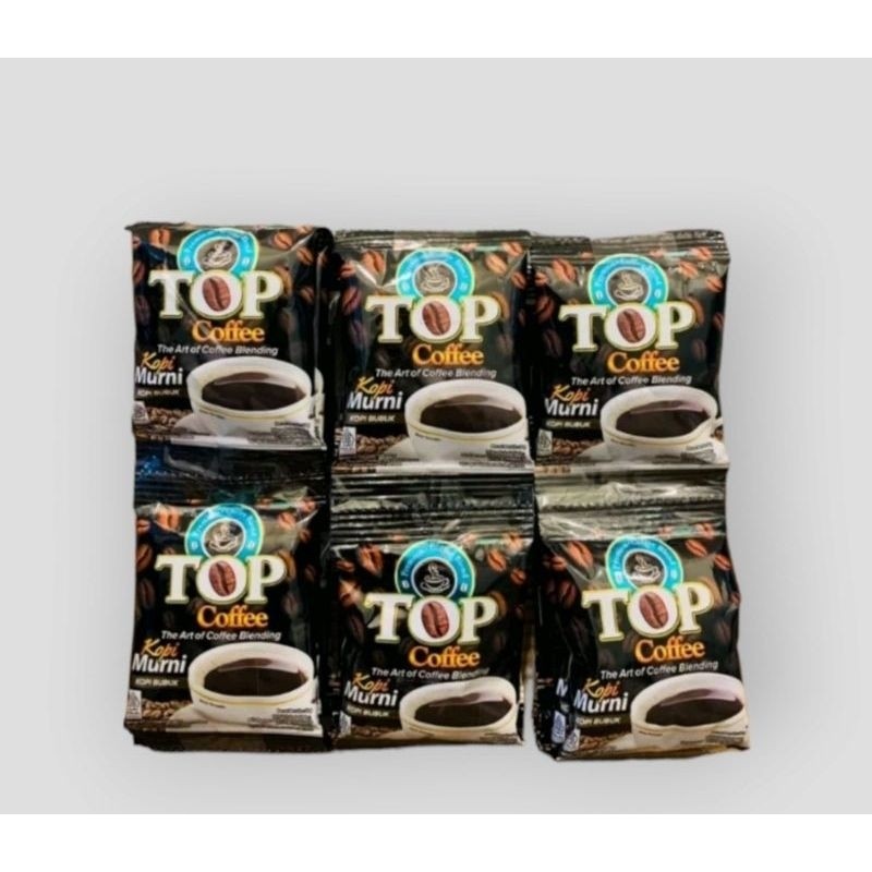 

Top Coffe Murni Sachet 7 Gram Top Kopi Hitam Tanpa Gula isi 10 Sachet