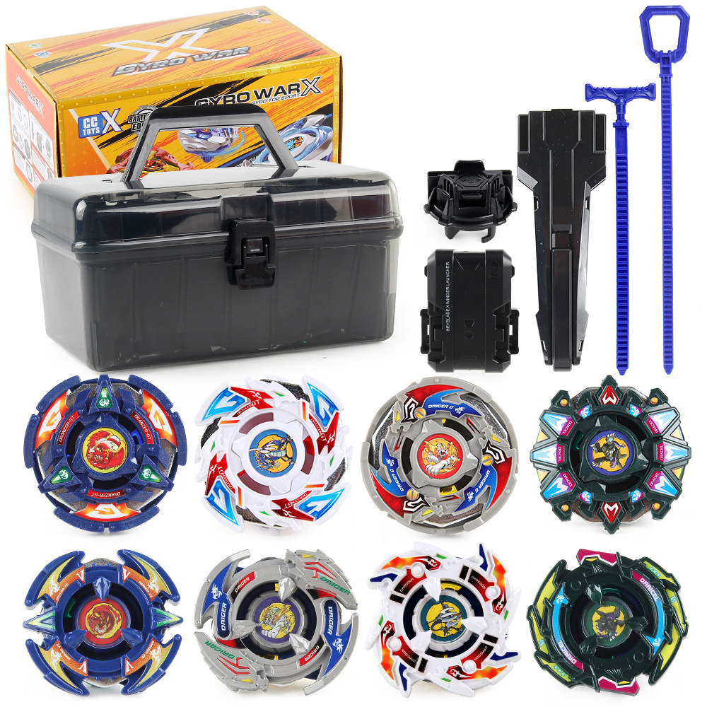 8PCS Dragon GT Dranzer GT Driger G Draciel G White Tiger Azure Dragon Black Tortoise Vermillion Bird