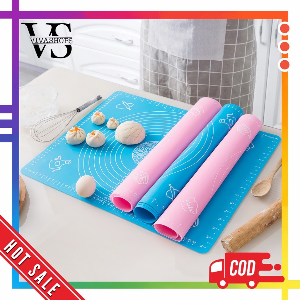 Alas Adonan Kue Silikon / Alas Bahan Adonan Kue / Alas Baking Pastry Adonan Kue Bahan Silikon