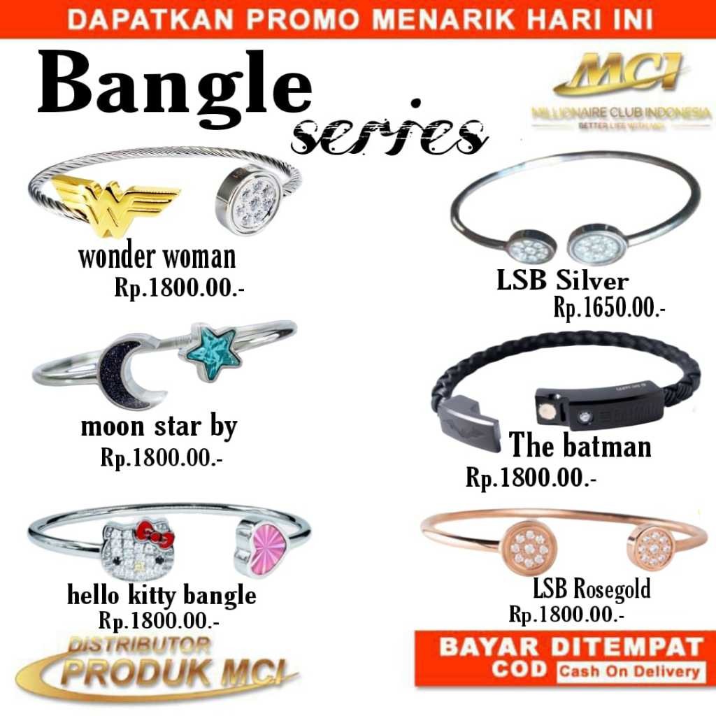 GELANG SERIES MCI GELANG KESEHATAN WANITA GELANG MCI GELANG BRACELET GELANG WODER WOMEN GELANG HELLO