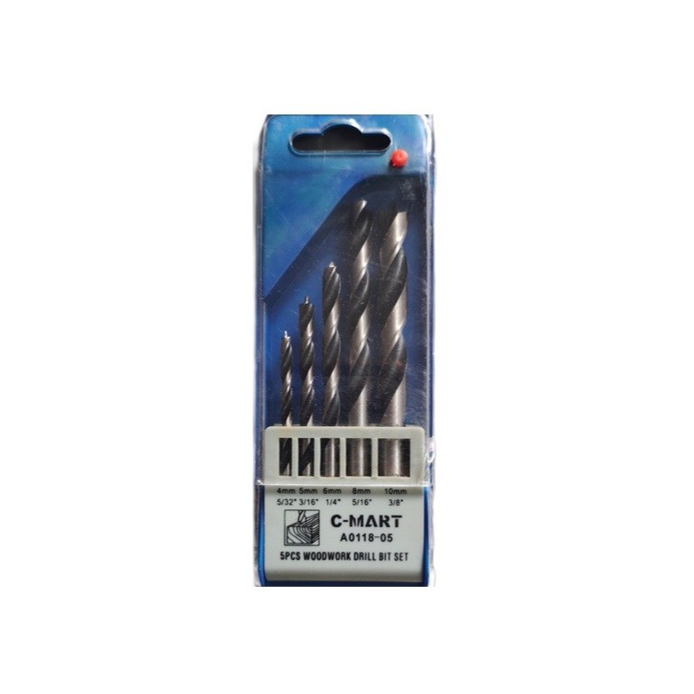 CMART Mata Bor Multifungsi Set 5 Pcs / Drill Bit Set 4-10mm