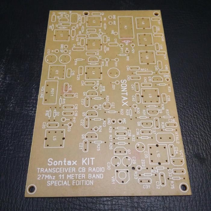 (BACA DESKRIPSI) pcb radio cb mode fm 11 meter band 27 mhz 0.5 watt