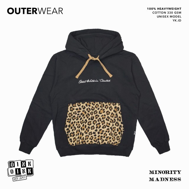 Yes I Am - Cheetah Jacket Hoodie Heavyweight 100% Cotton 330 Gsm