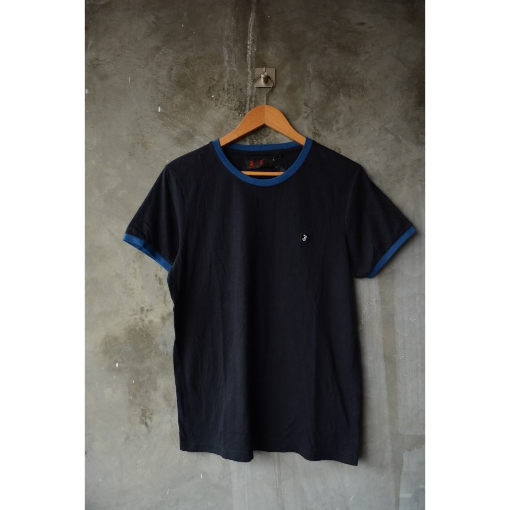 Kaos 3second Pria Hitam