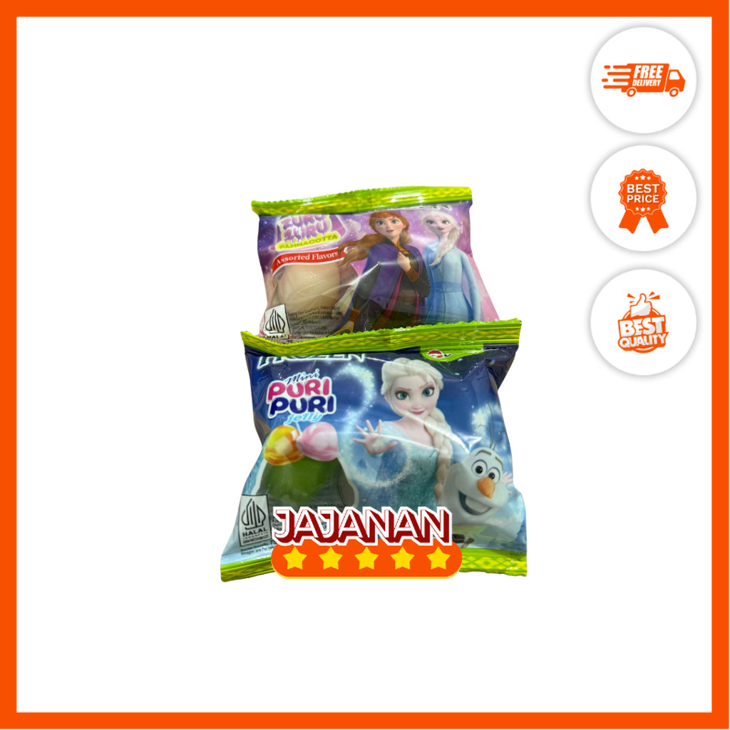 

Disney Frozen Mini Puri Jelly/Zuru Pudding 1 Pack isi 5 cups x 15gr | Jajanan Snack Grosir Termurah