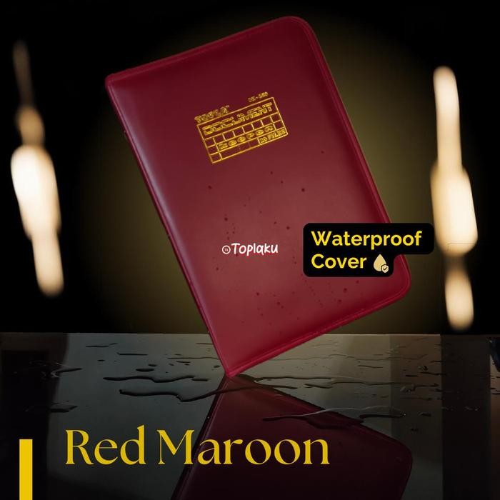 

Sale Toplaku Map Dokumen Keeper 60 Files Resleting Anti Air Kulit C Document - Red Maroon DK, 60 FILES Tbk