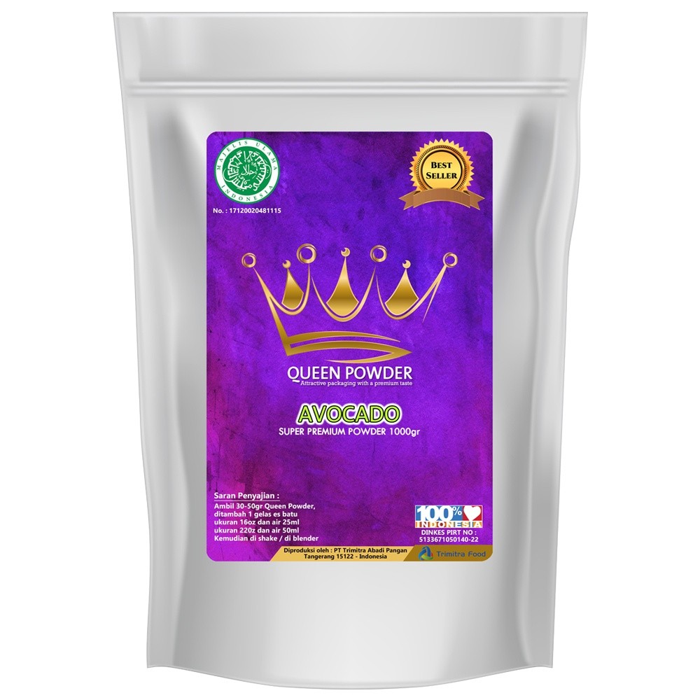 

Bubuk Minuman Queen Powder Super Premium Rasa Avocado 1Kg