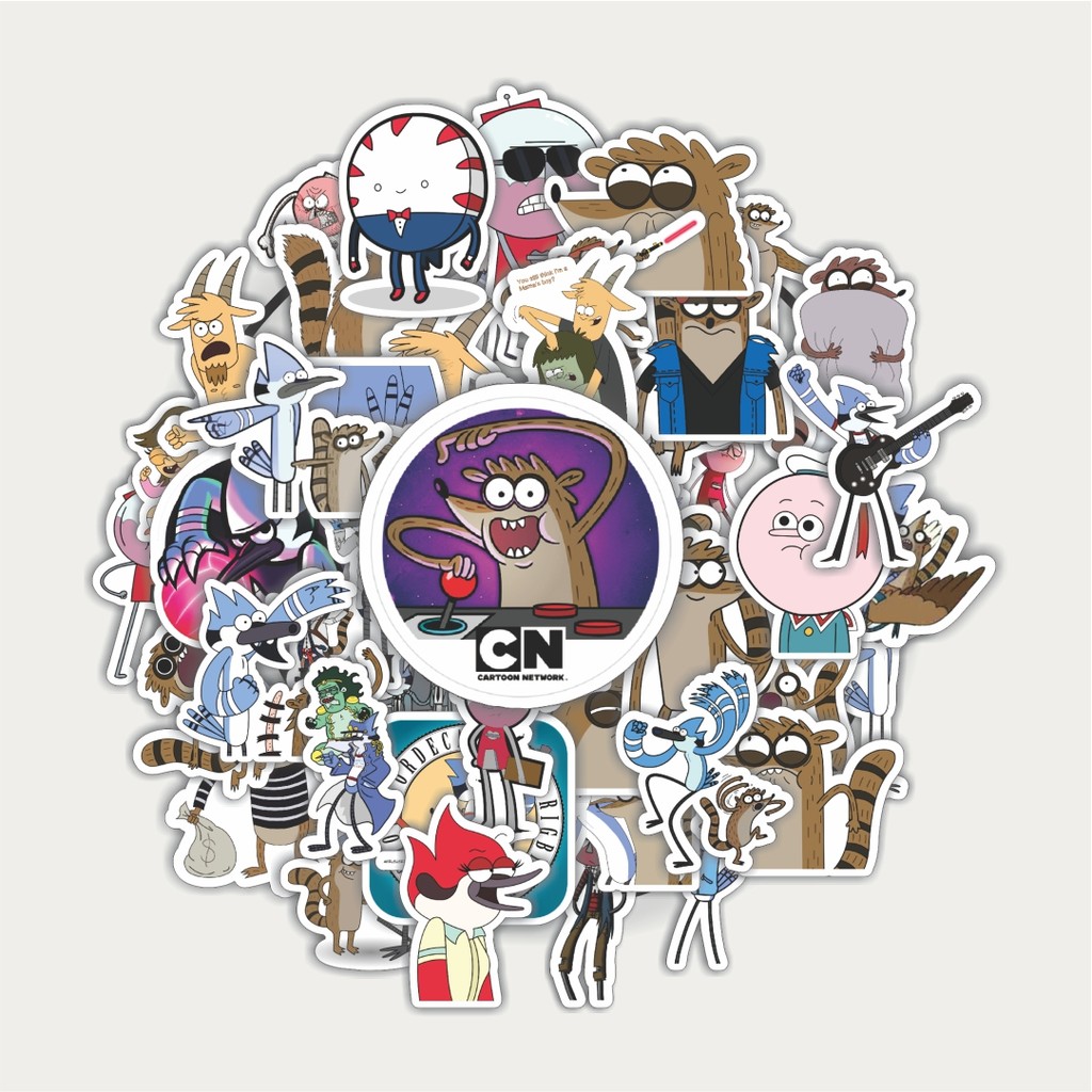 

Sticker Pack Stiker Kartun Series Reguler Show 1 | Sticker TUMBLR | Stiker LAPTOP KOPER HELM