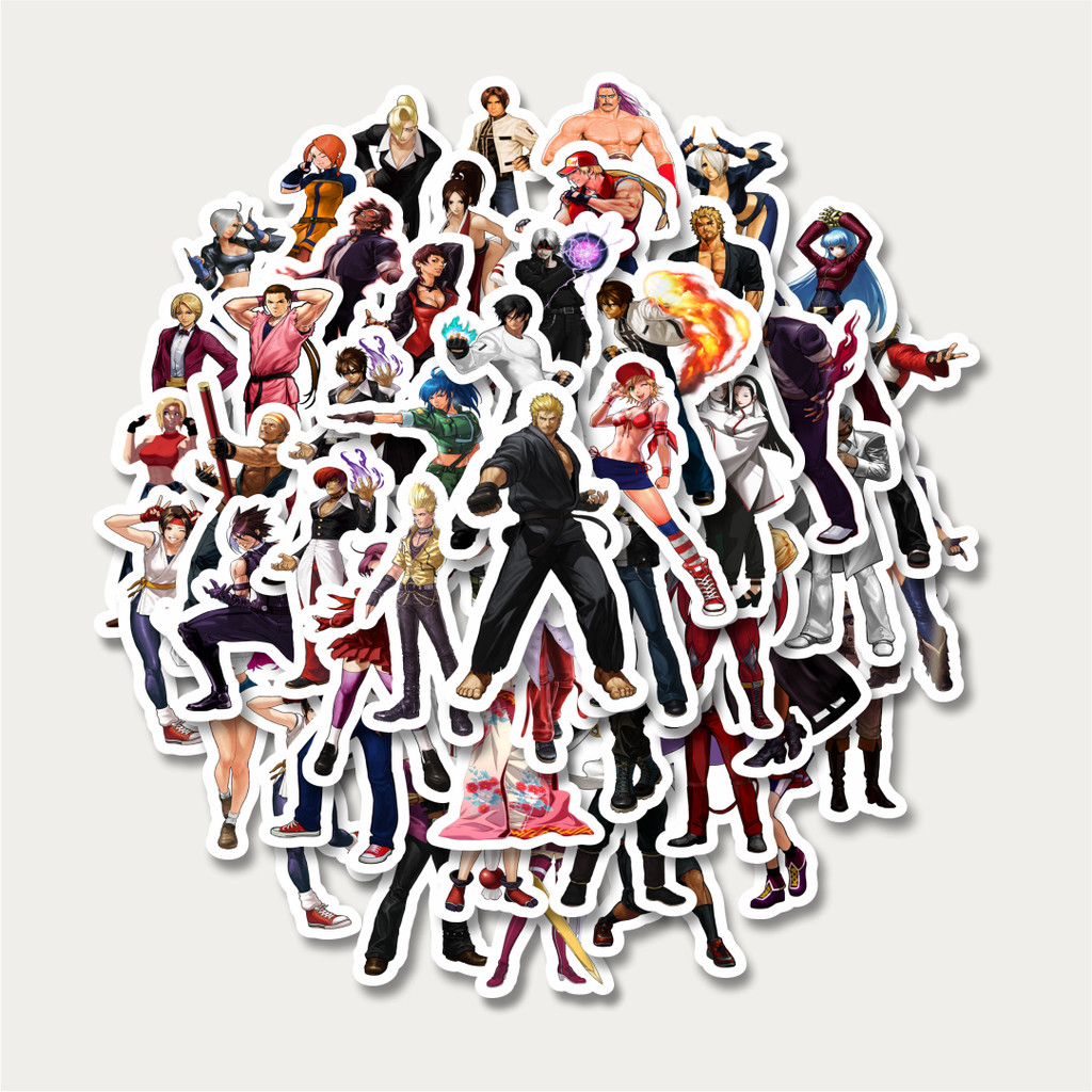 

Sticker Pack Stiker Game Series King Of Fighter Character Mix 4 | Sticker TUMBLR | Stiker LAPTOP KOPER HELM