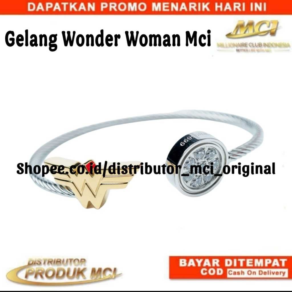GELANG PENDANT WONDER WOMEN GELANG MCI WANITA ORIGINAL GELANG KESEHATAN WANITA