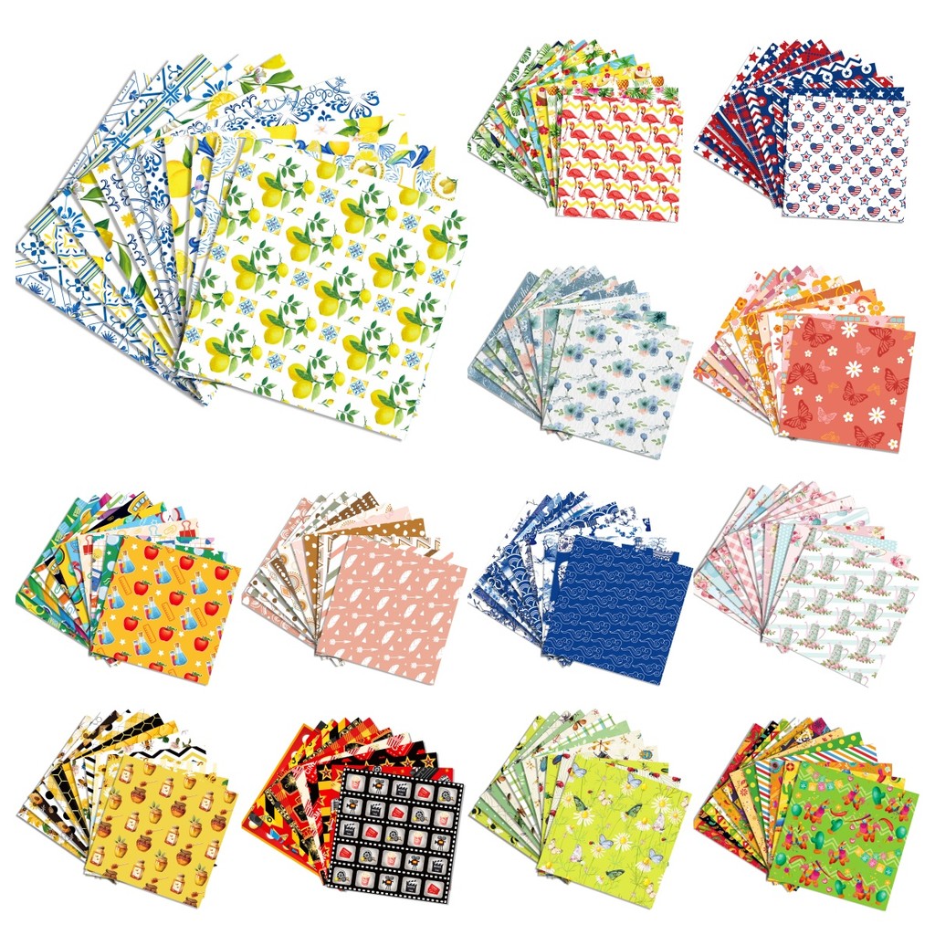 

24 Sheets Cartoon Flower Sports Scrapbooking Material Paper Art Background 11.8x11.8" For Card Making Diy Scrapbook Paper Craft