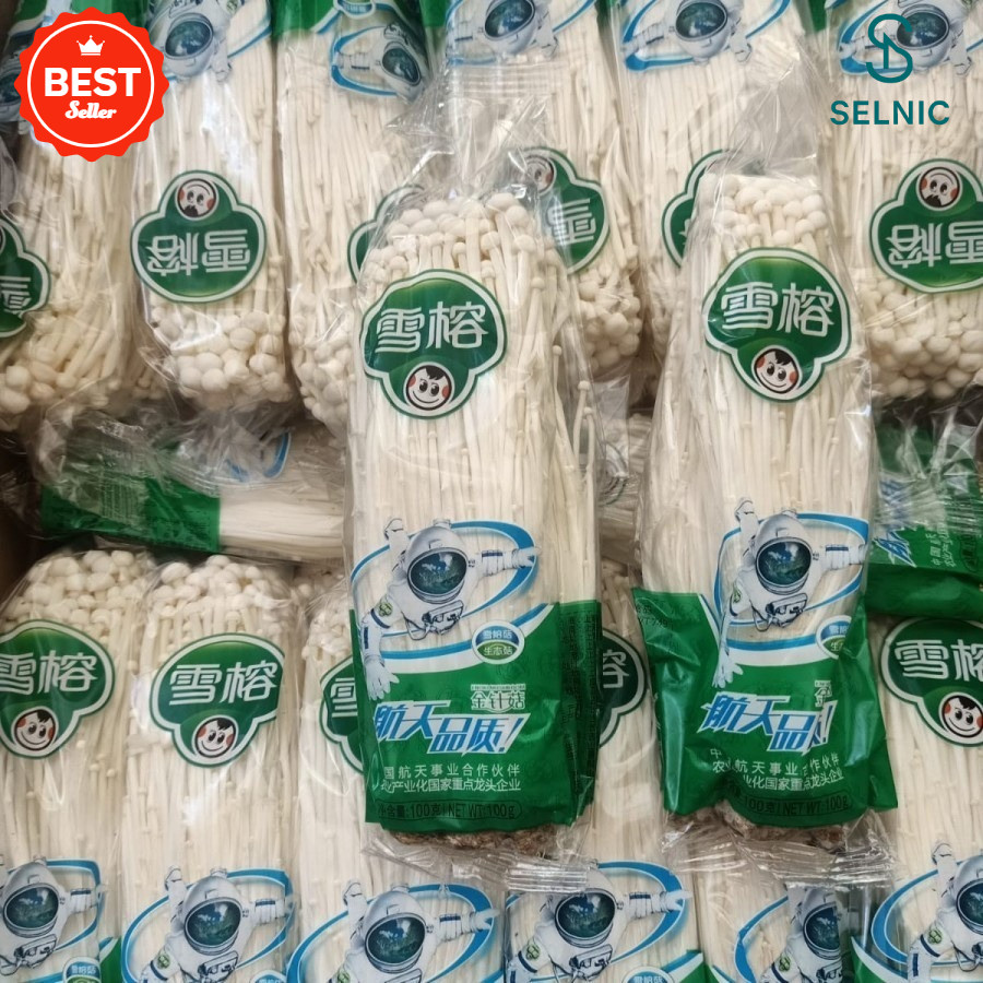 

TERMURAH Jamur Segar Enoki 1 Dus 50 Pack Kualitas