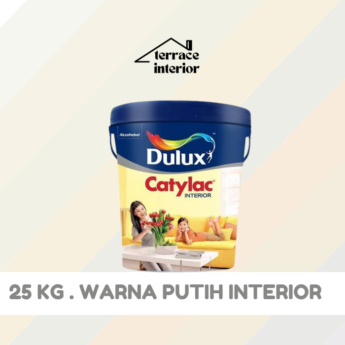Cat Tembok Dulux Catylac Interior Warna Putih 25KG