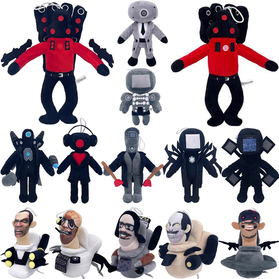 Skibidi Plush Toy Toilet Doll   ildren Adult Fans Birthday Gift Anime Peripheral Games   aracter Dol