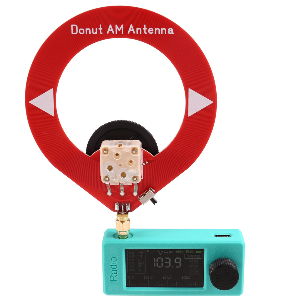 A43I SI4732 1.9inch Radio Receiver 0.5-108MHz Portable Shortwave Radio Receiver HF SW MW VHF SI4732 