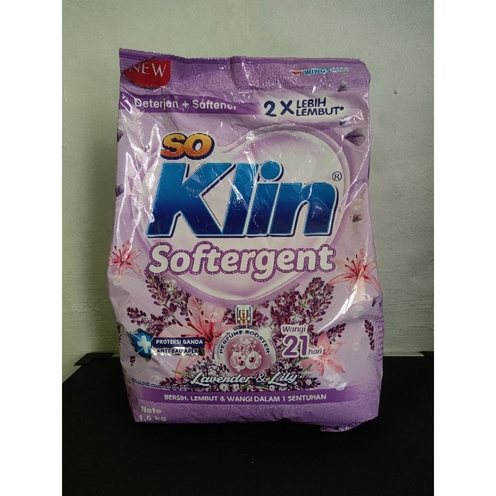 Soklin Detergen Bubuk Softergen 1,5kg / /