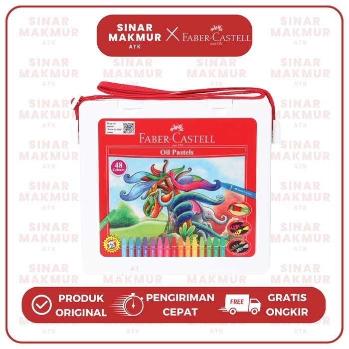 

Hexagonal Crayon/Oil Pastel 48 Warna Faber Castell (Set)