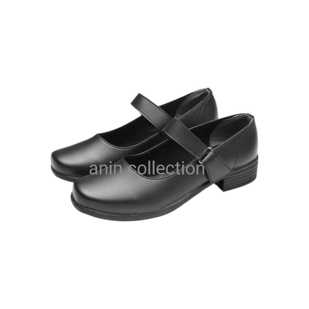 Sepatu pantofel hitam paskibra wanita