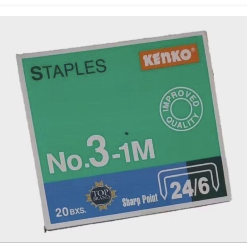 

Isi Staples Kenko No.3 ( 1pak/20ktk )