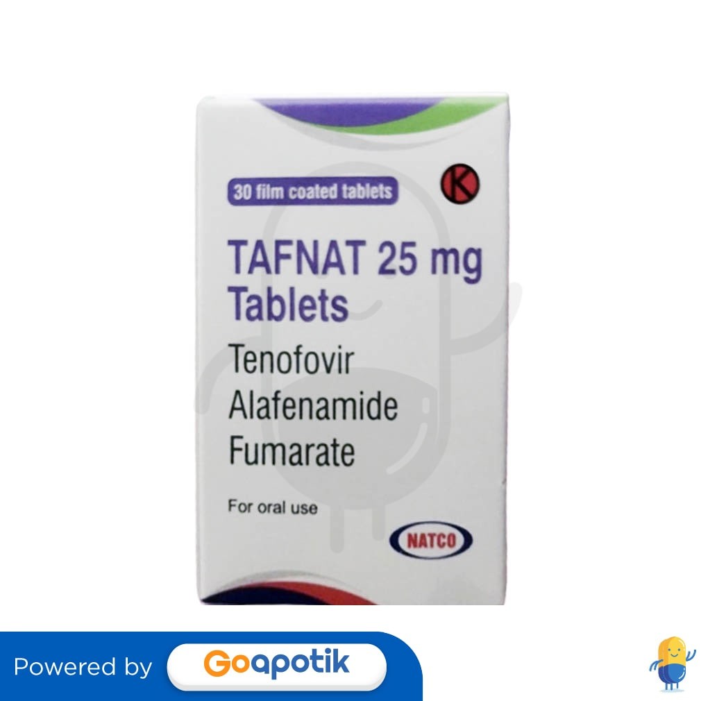 Tafnat 25 Mg Botol 30 Tablet