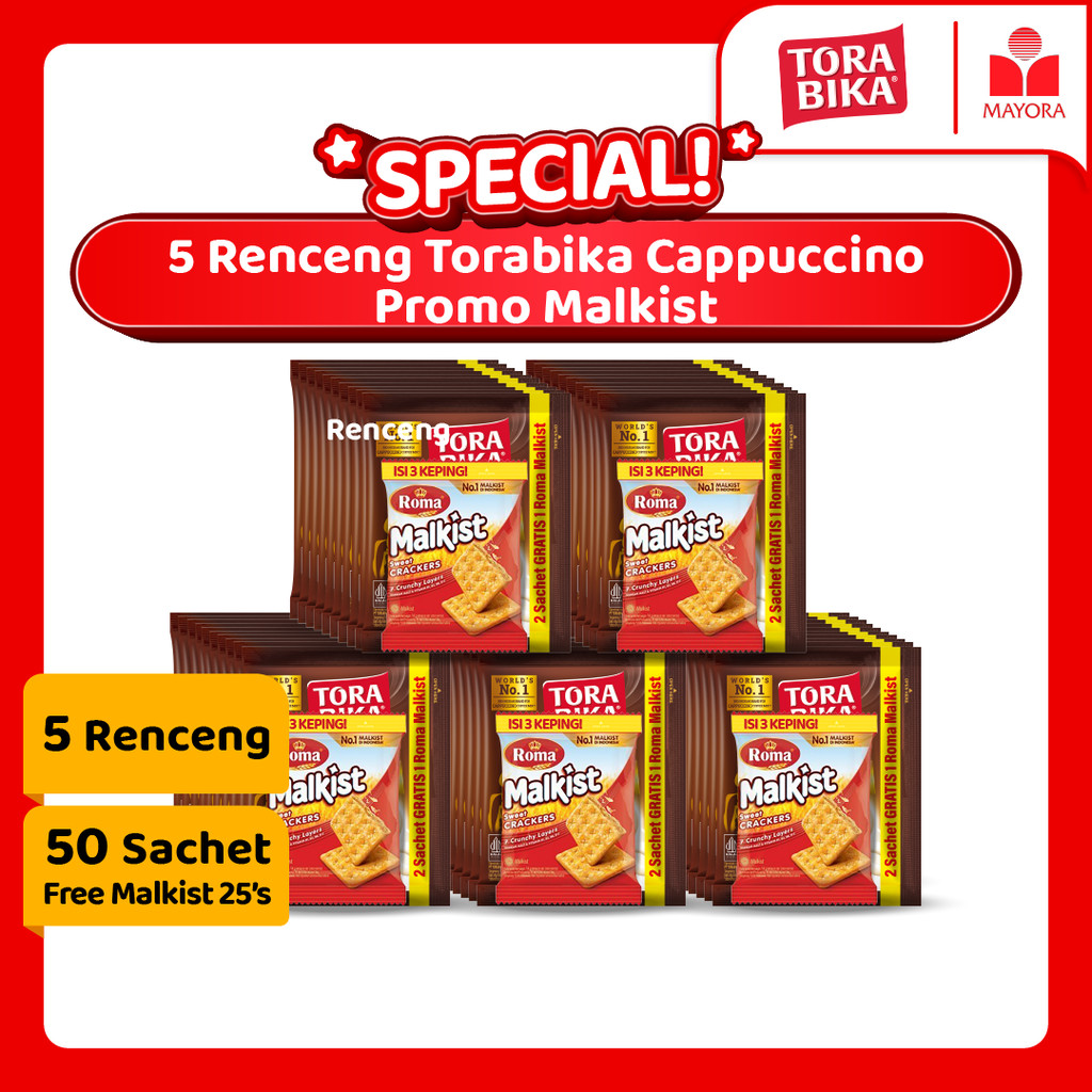 

Paket 5 Renceng Kopi Torabika Cappuccino Promo Malkist