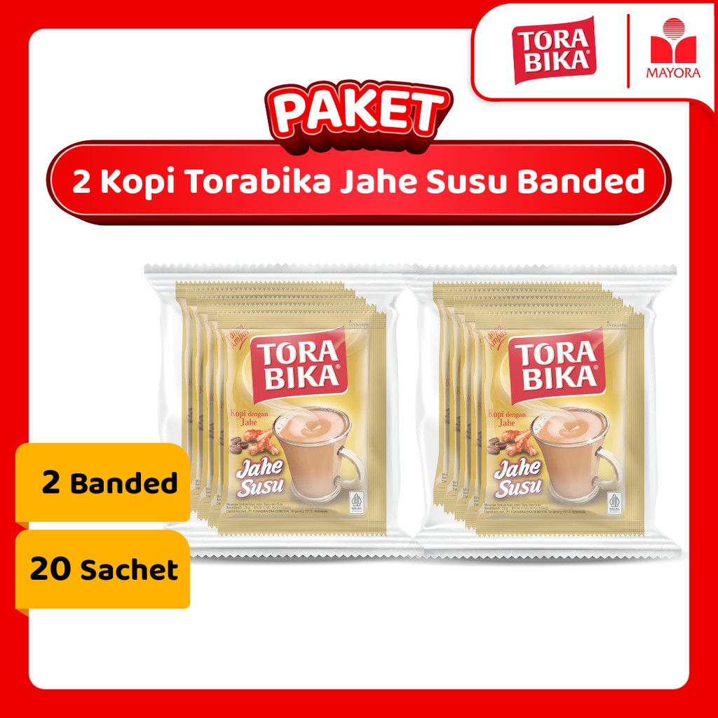 

Paket 2 Kopi Torabika Jahe Susu Banded