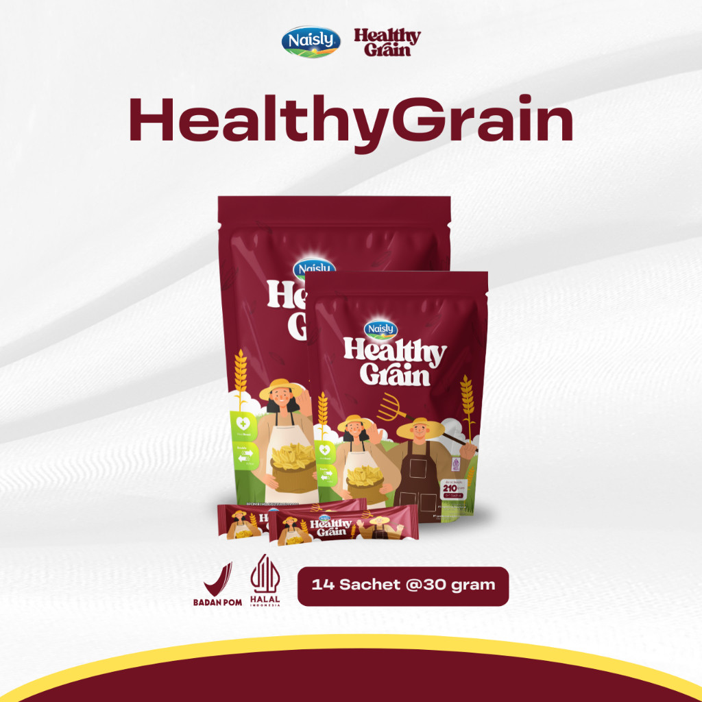 

HealthyGrain Multigrain Sehat Untuk Mengontrol Tekanan Darah & Menurunkan Hipertensi 2 Pouch