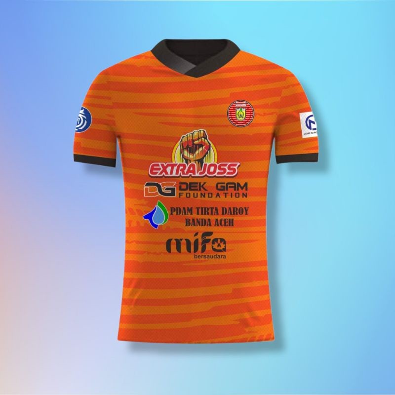 Jersey Persiraja Home BRI Liga 1 2021 Full Printing Free Nameset