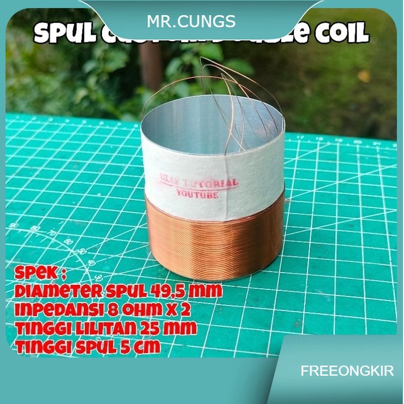 spul speaker custom double coil 49,5 mm