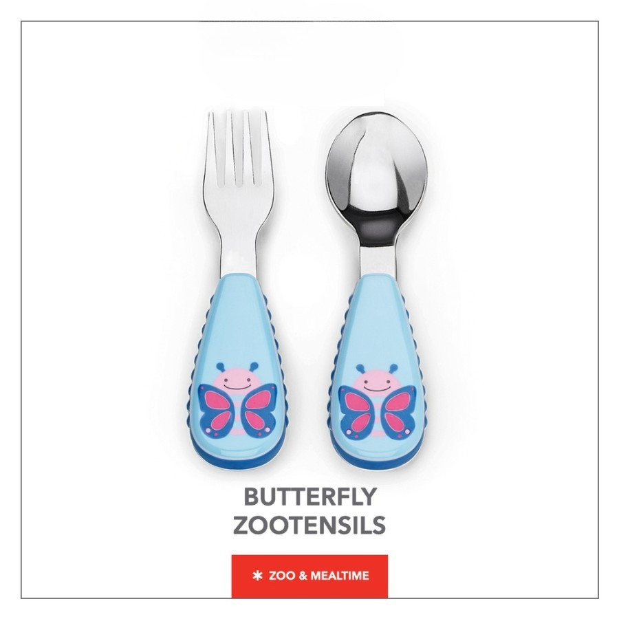 

Skip Hop Kids Zoo Utensils Alat Makan Sendok Garpu Stainless Steel Anak