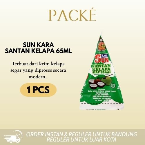 

Sun Kara Santan Kelapa Siap Saji 65ml Cube [1pcs]