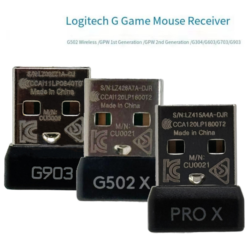 New USB Dongle Signal Mouse Receiver Adapter for Logitech CPW G Pro GPXS G Pro X G903 G502 G502X G60