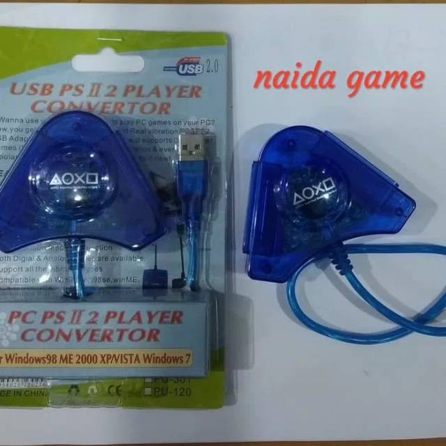 CONVERTER 2 SLOT / CONVERTER STIK PS2 DOUBLE / CONVERTER STICK PS2 2 SLOT