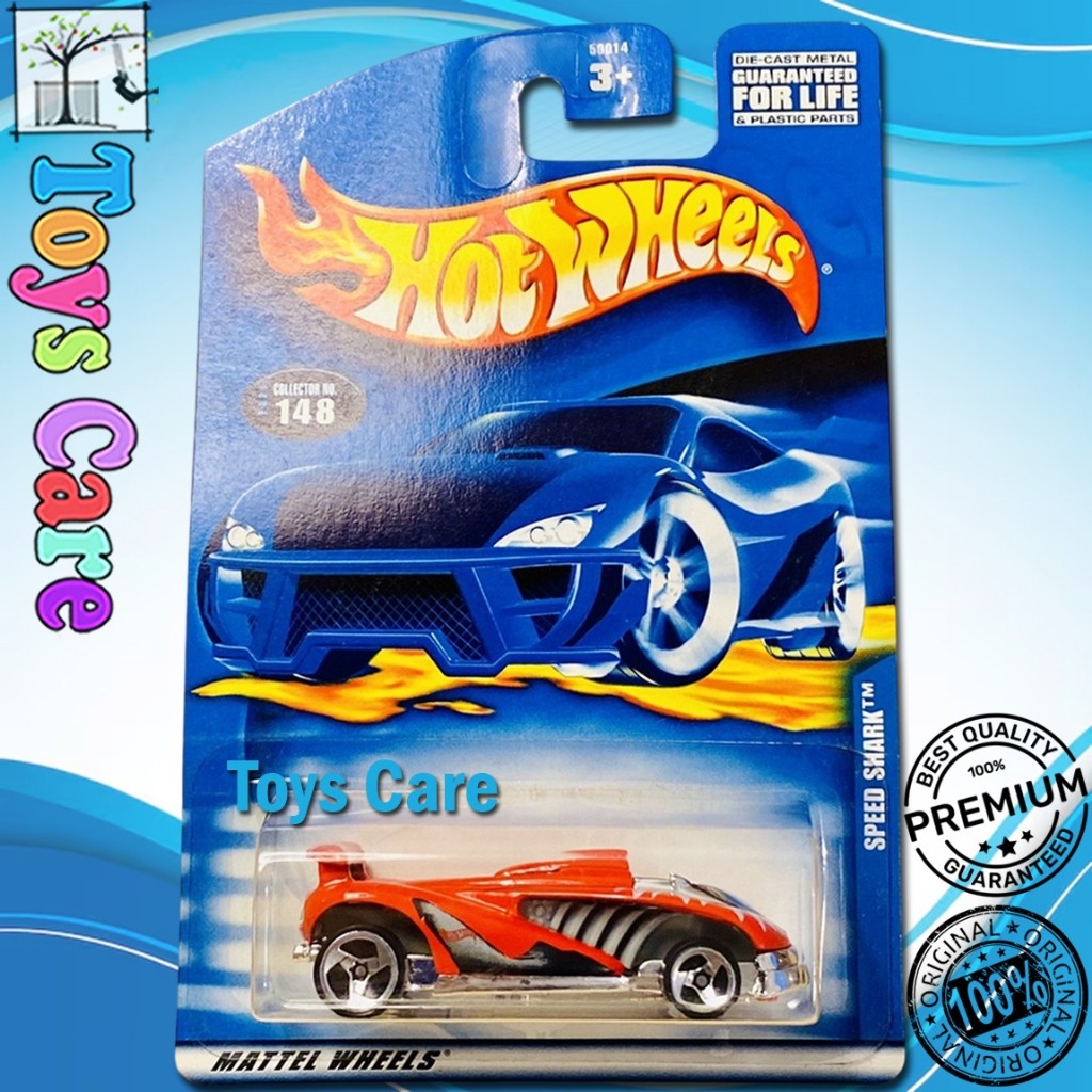 Hot Wheels Speed Shark Merah 2000