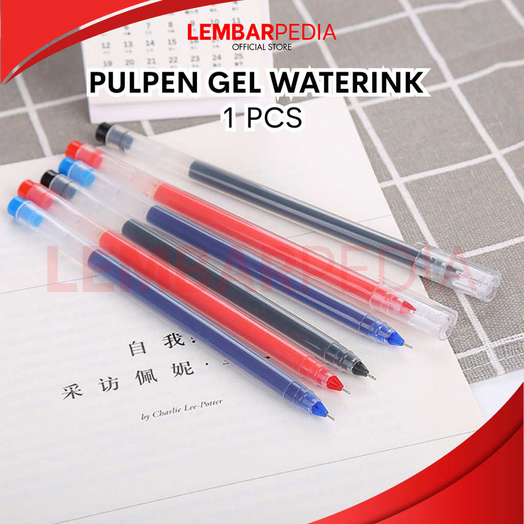 

PULPEN GEL | WATERINK | 3 WARNA MURAH 0.5MM WATER INK BASED SATUAN
