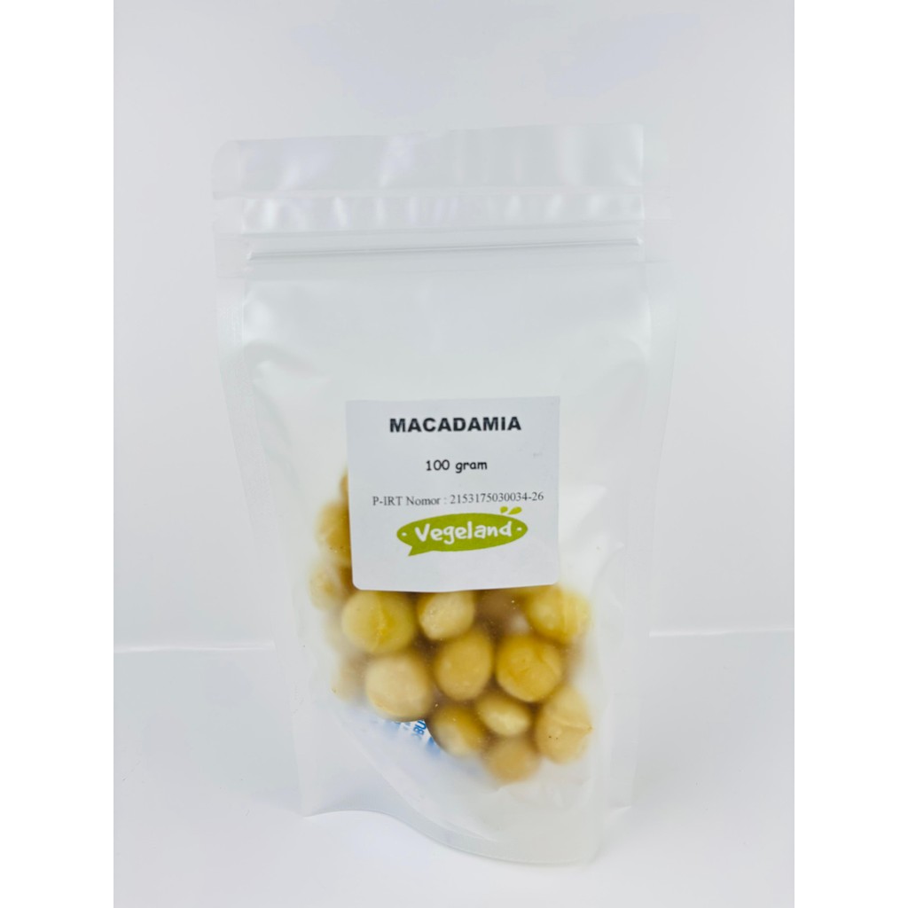 

Vegeland Macadamia 100Gr Kacang Macadamia