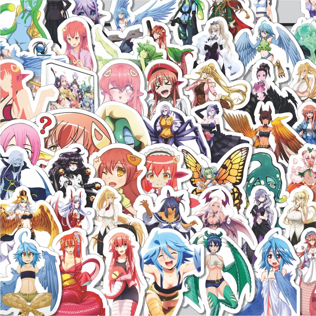 

Stiker Cutting Pack Stiker Anime Series Monster Musume Karakter V2 Isi 100Pcs Series Aesthetic Lucu Keren Untuk Koper Bahan Vynil