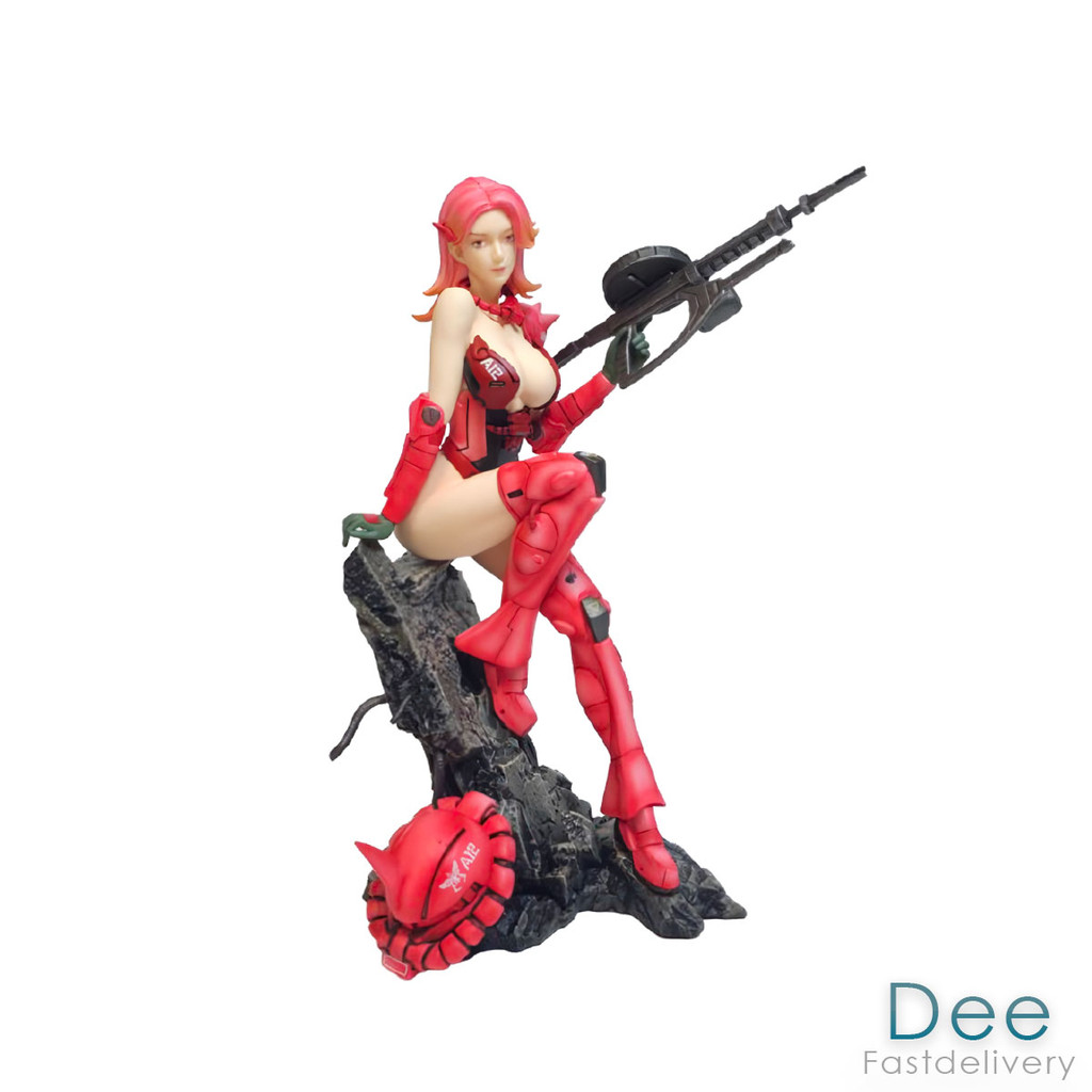 Zaku Diamond Mecha Girl Gundam 29cm Action Figure PVC D-XAC023