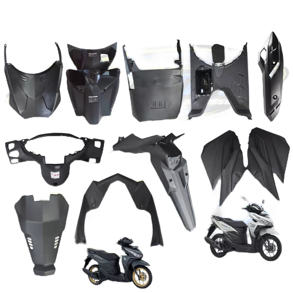 TERMURAH  Cover Body Full Kasar Set Honda Vario 125 150 LED Old Vario 125 150 Lama 2015 2016 2017