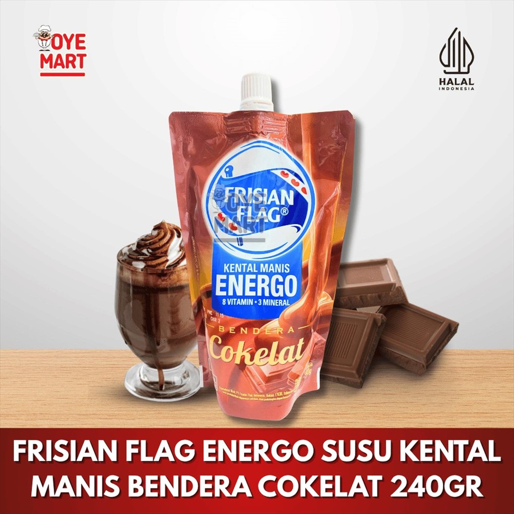 

FRISIAN FLAG ENERGO SUSU KENTAL MANIS BENDERA COKELAT 240GR
