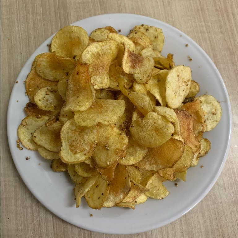 

Keripik Kentang Rasa Ketumbar Berat 500grm dan 250grm