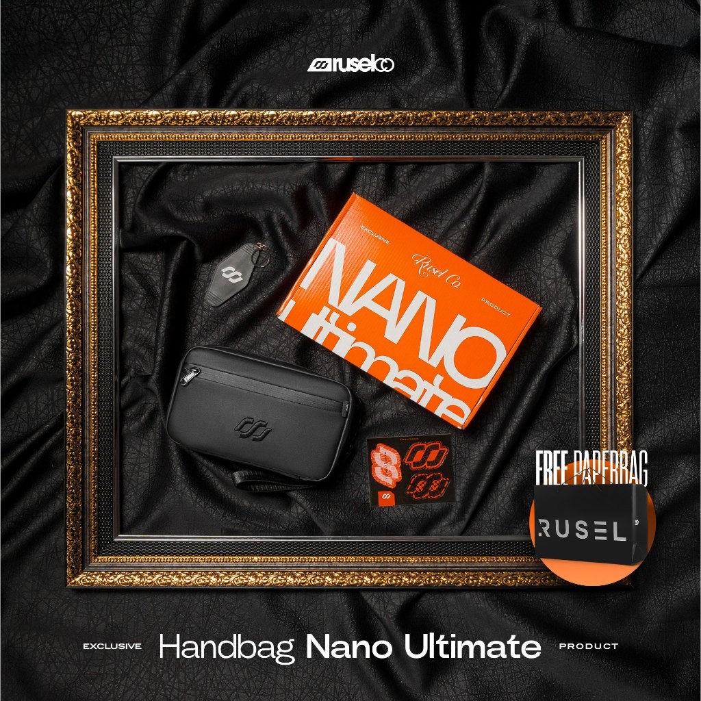 RUSEL CO - Handbag Nano Ultimate Exclusive Tas Pria Multifungsi Waterproof