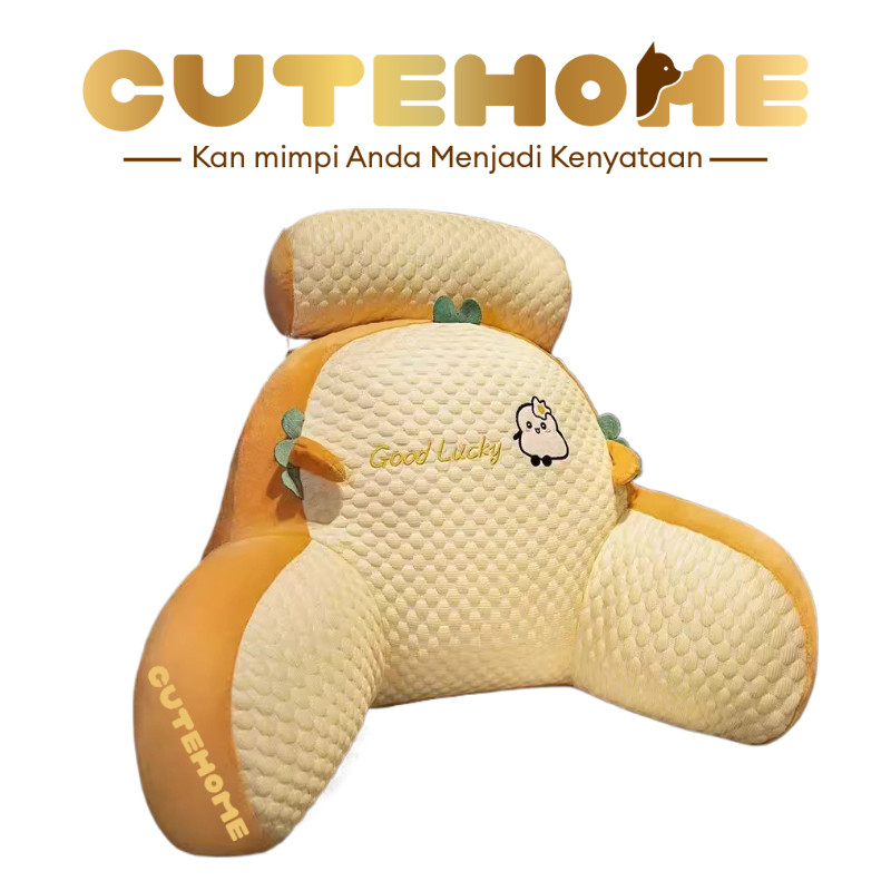 CUTEHOME Bantal Sandaran untuk bekerja di atas Tempat Tidur, Bantal Sandaran Punggung berbahan Busa 