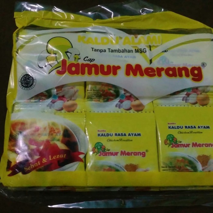 

[HARGA PROMO] Terbaru Kaldu Jamur Merang Alami Non MSG - Kaldu Alami rasa Jamur BPOM Garansi Berkualitas